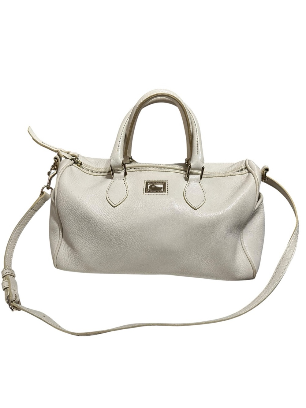 Dooney & Bourke Dillen Pebble Leather Satchel Barrel Doctor Bag - Picture 16 of 16